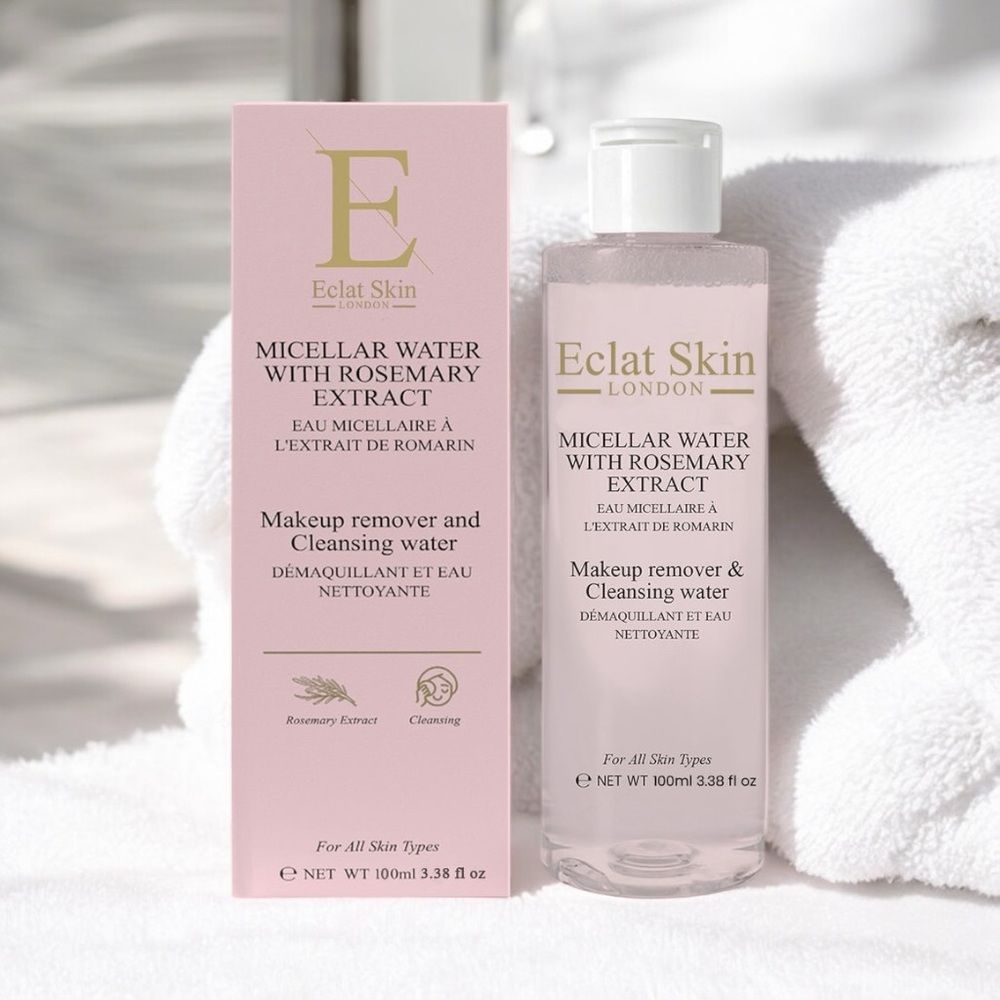 Eclat Skin London NIB Limited Edition Micellar Water with Rosemary Extract 100ml